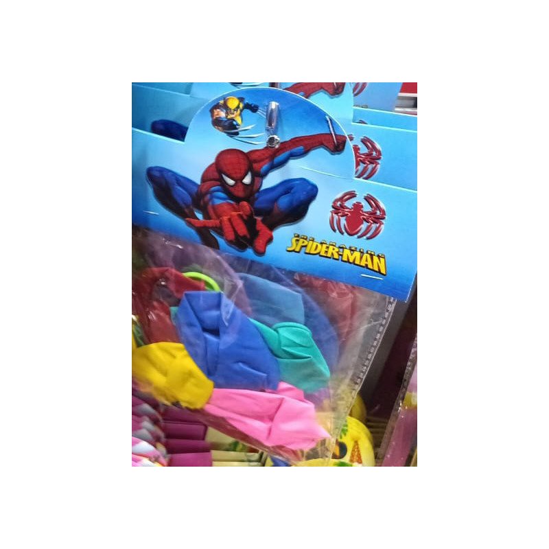 10 Multicolor Balloons – Superhero Theme