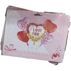 Ballons "I Love You" - Lot de 5