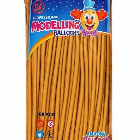 Ballons de Modelage Dorés - Lot de 100