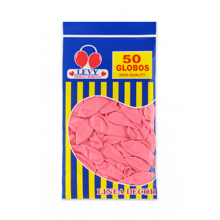 50 Ballons roses LEVY