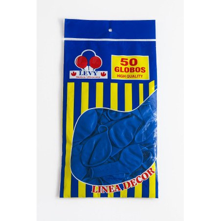50 Ballons Bleus – Haute Qualité