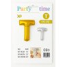 Letter T Balloon - Gold or Silver
