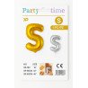 Ballon Lettre S - Or ou Argent