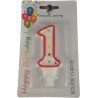 BOUGIE CHIFFRE N  1