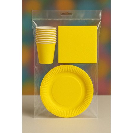 Yellow Birthday Party Pack – 30 pcs
