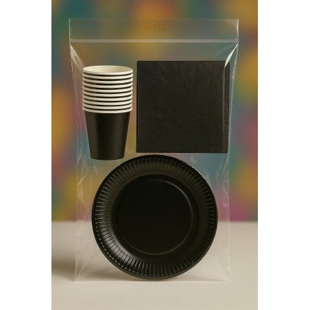 Black Birthday Party Pack – 30 pcs