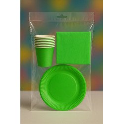 Green Birthday Party Pack – 30 pcs