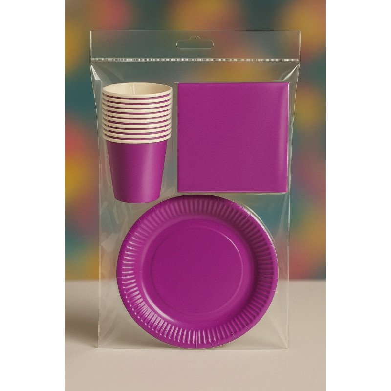 Pack Anniversaire Violet – 30 pièces