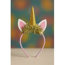 Golden Unicorn Headband
