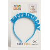 Serre-Tête “Happy Birthday” Bleu