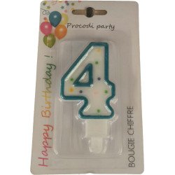 BOUGIE CHIFFRE N  4