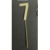 Cake Topper Chiffres Strass Doré – de 0 à 9