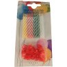 20 BOUGIE MULTICOLEUR