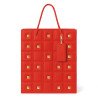 Red Gift Bag with Gold Studs