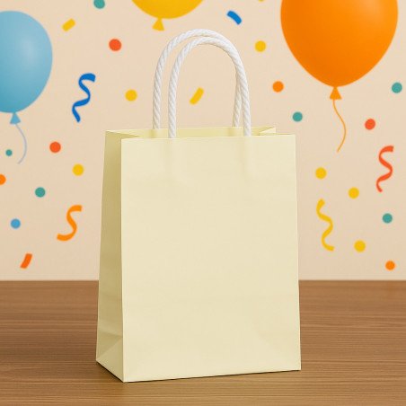 Elegant Cream Gift Bag