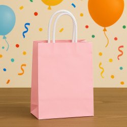 Elegant Light Pink Gift Bag