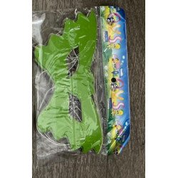 Lot de 6 Masques de Fête Métallisés Verts