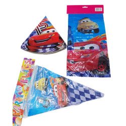 Cars Birthday Party Pack – 10 Items (10 pieces per item)