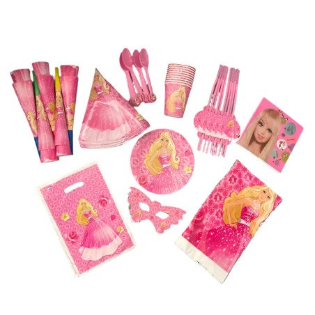 Barbie Birthday Party Pack – 10 Items (10 pieces per item)