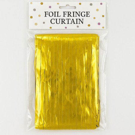Rideau Métallisé Or – 1 Pièce