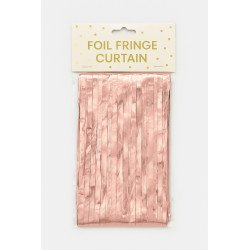 Rideau Métallisé Rose Gold – 1 Pièce