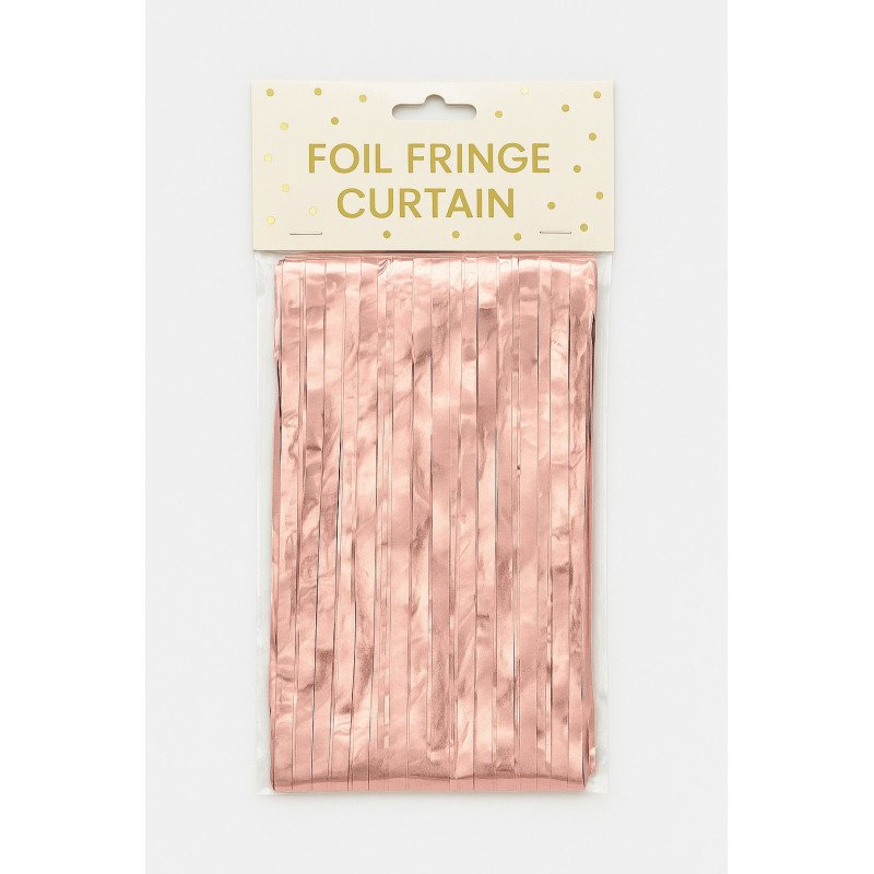 Rose Gold Metallic Curtain – 1 Piece