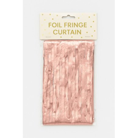 Rideau Métallisé Rose Gold – 1 Pièce