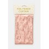 Rideau Métallisé Rose Gold – 1 Pièce