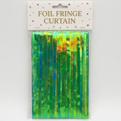 Rideau Métallisé Multicolore Holographique – 1 Pièce