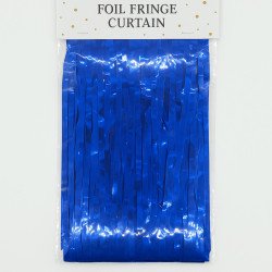 Rideau Métallisé Bleu Roi – 1 Pièce