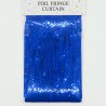 Rideau Métallisé Bleu Roi – 1 Pièce
