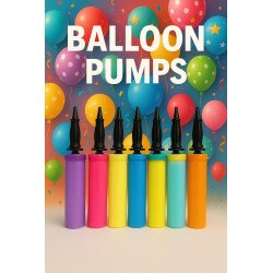 Manual Balloon Pump – Assorted Colors
