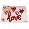 Kit de Ballons LOVE Rouge – 5 Pièces