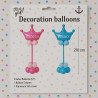 Decorative Balloon Column Kit – Prince or Princess – 210 cm