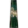 Set of 4 Green Glitter Twisted Taper Candles