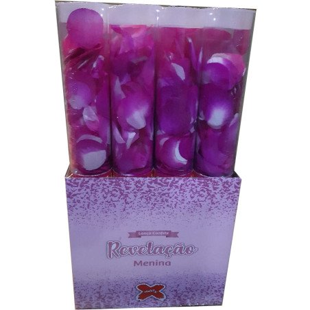 Canon à Confettis Révélation Sexe Bébé - Fille (Rose & Blanc)