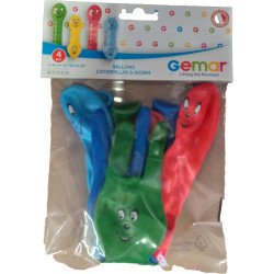 4 BALLONS FORME ANIMAUX