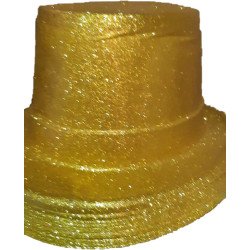 Gold Glitter Top Hat
