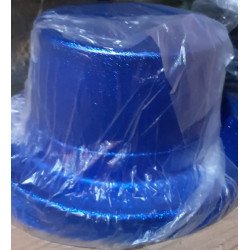 Blue Glitter Top Hat