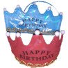 Couronne d'Anniversaire "Happy Birthday" avec Détails Brillants (Vendu à l'Unité)