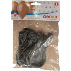 BALLONS MARRON 10PCS 26 CM