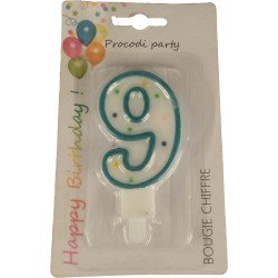 BOUGIE CHIFFRE N 9