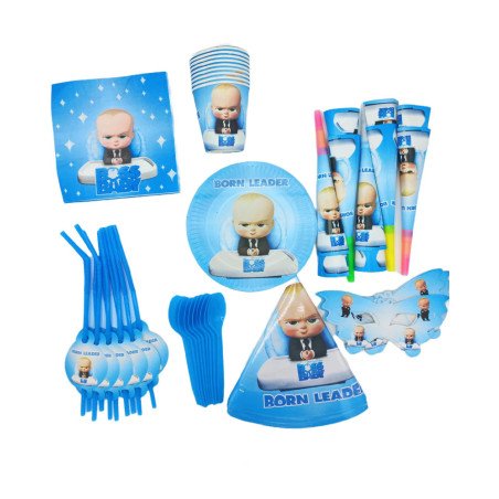 Complete Boss Baby Party Pack - 10 Items / 10 Pieces per Item