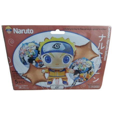 5-Piece Naruto Decoration Balloons Pack