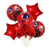 Pack de 5 Ballons de Décoration - Thème Miraculous Ladybug