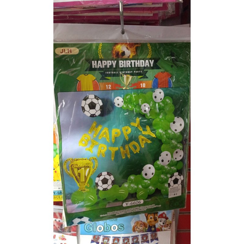 63 Pièces - Kit de Décoration Anniversaire Thème Football