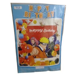 52-Piece - Naruto Theme Birthday Decoration Kit