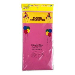 Purple Plastic Tablecover - Heavy Duty