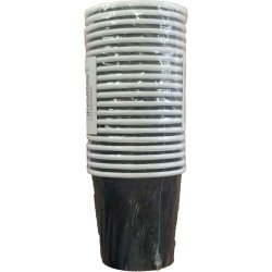 20 GOBELETS CARTON NOIR 10CL