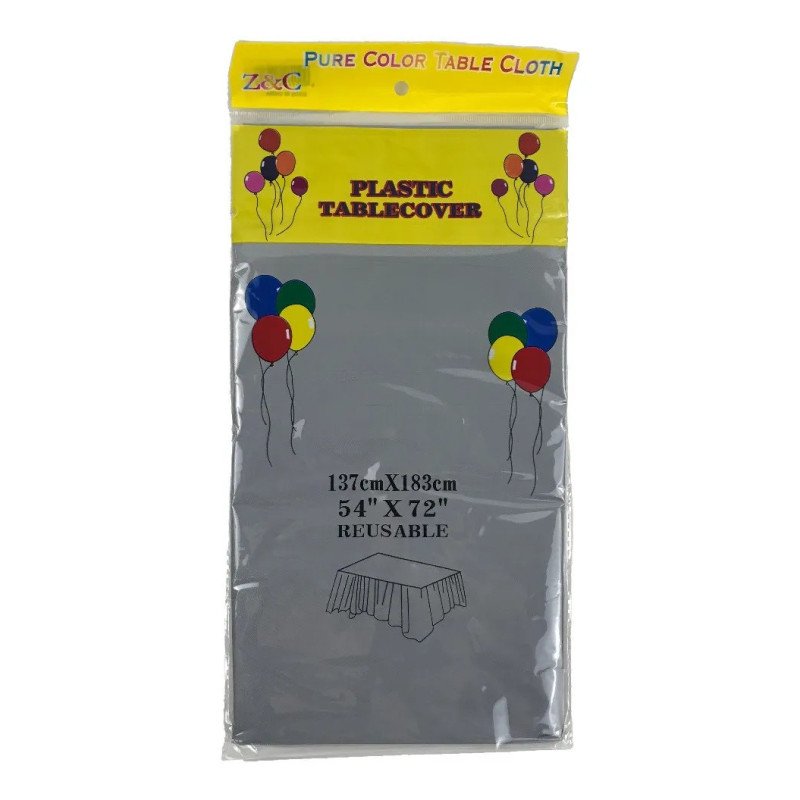 Nappe en Plastique Grise - Heavy Duty